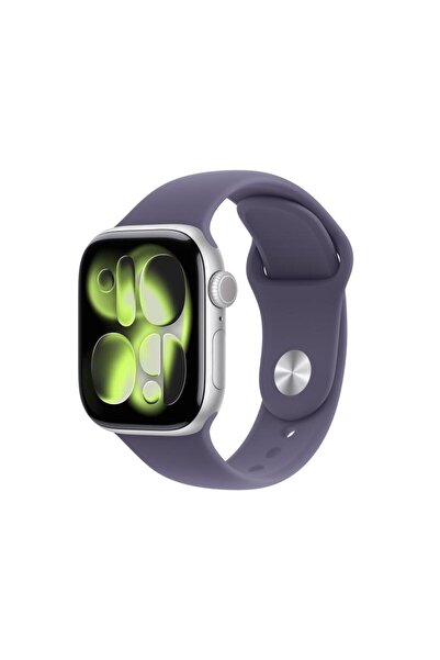 Apple Watch Series 11 GPS 42mm Silver Aluminum Case Purple Fog Sport Band M/L