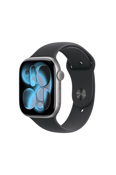 Apple Ceas Watch Series 11 GPS + Cellular 46mm Aluminiu Gri Spațial, Curea Sp...