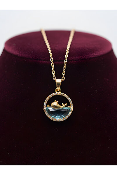 TURBİJ قلادة فولاذية على شكل حوت