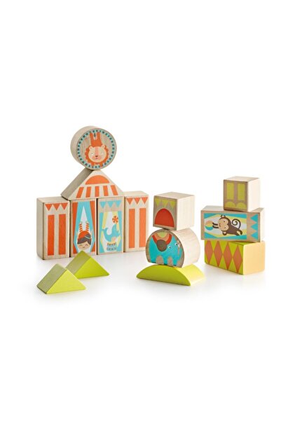 Aplı Cuburi lemn - Circus, 16 piese