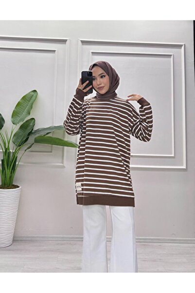 moda acar Striped Two-Ply Sweat