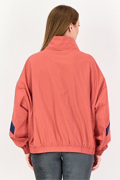 New Balance Women Oversized Fit Long Sleeve Training Jacket, Red