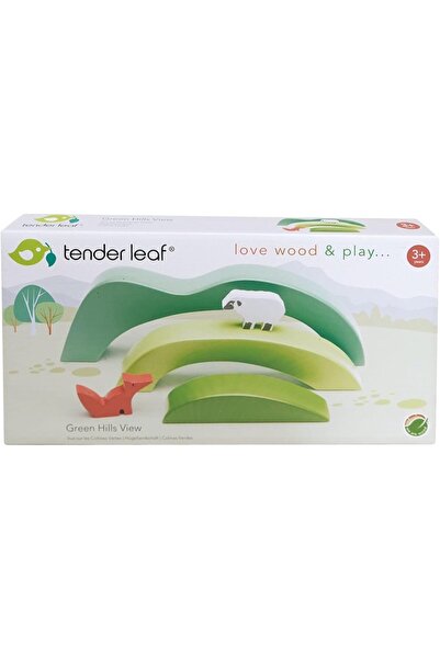 Tender Leaf Toys Dealurile verzi, din lemn premium -