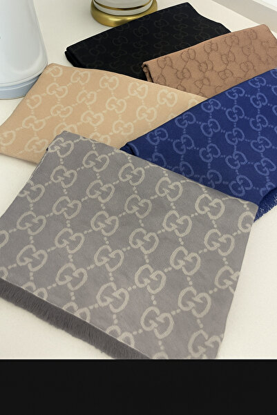 Moda Tendora A Quality Wool Silk g Pattern Double-Sided Shawl