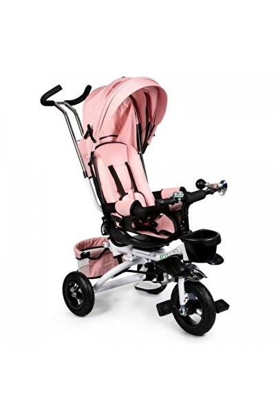 Ecotoys Tricicleta cu sezut rotativ JM-068-17 - Roz pudra