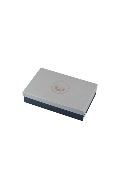 Dania Arabic coffee cup set - 12 pieces, gray color with luxurious silver engraving