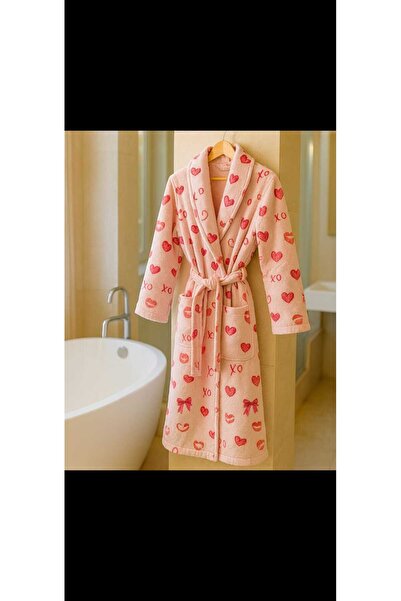 karahanlı tekstil Kadife baskılı bornoz