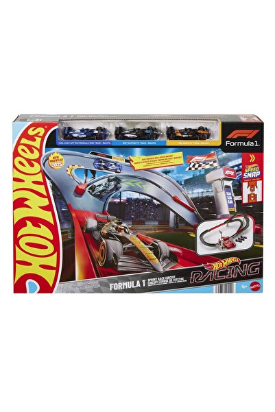 mattel Hot Wheels Racing Curcuit De Curse Formula 1 Cu 3 Masinute Incluse