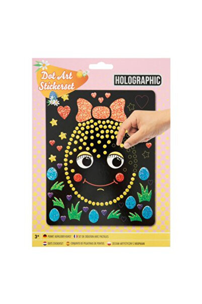 Moxy Set creativ Mozaic cu abtibilduri holografice, Dot Art, cu tematica Past...