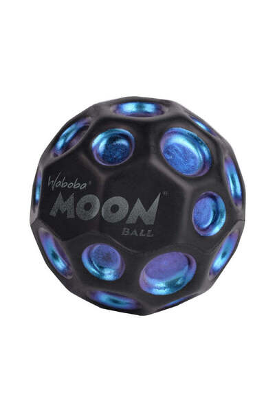 Waboba Minge hiper saritoare - Dark Side of Moon, neagra cu pete colorate