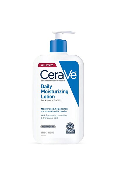 CeraVe Daily Moisturizing Lotion, Fragrance Free, Oil-Free, 19 Ounce