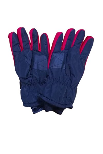 Kezban Tekstil Ski, Snow Waterproof with Fur Inside 8-10 Years Children's Gloves