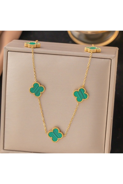 KEVSA Jewelry Colier din oțel inoxidabil Alhambra - LPD1426