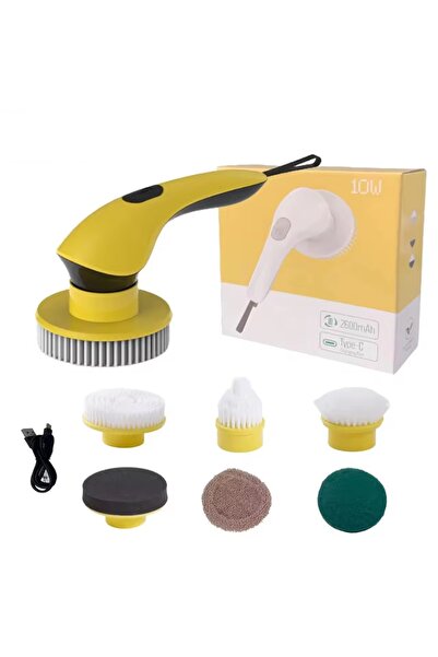 InteliRO Perie electrică multifuncțională DB5001, rotativă, 6 accesorii