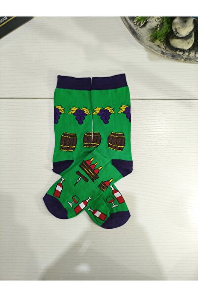ikosga جوارب بنمط برميل النبيذ مقاس 40 -46