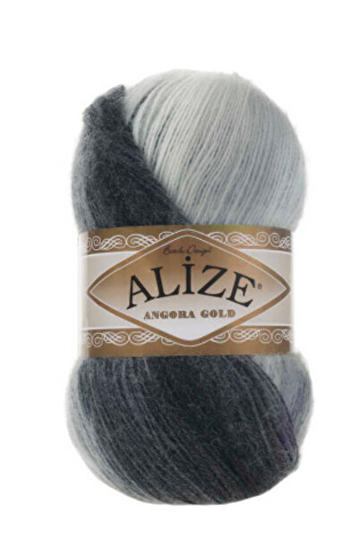 Alize Angora Gold Batik Black Gray Cream Batik 5 Pieces Size: 1900