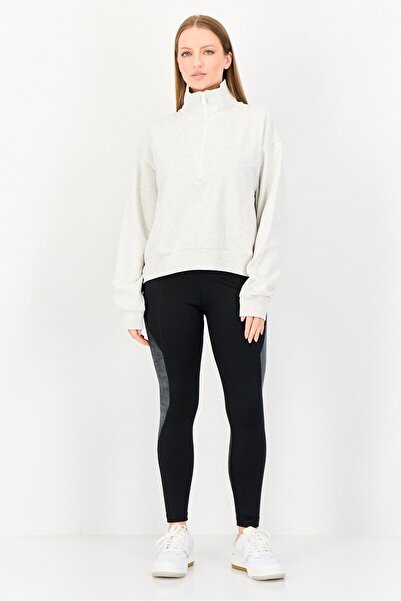 New Balance Women Sportswear Fit Outdoor Sweatshirt, Heather Grey