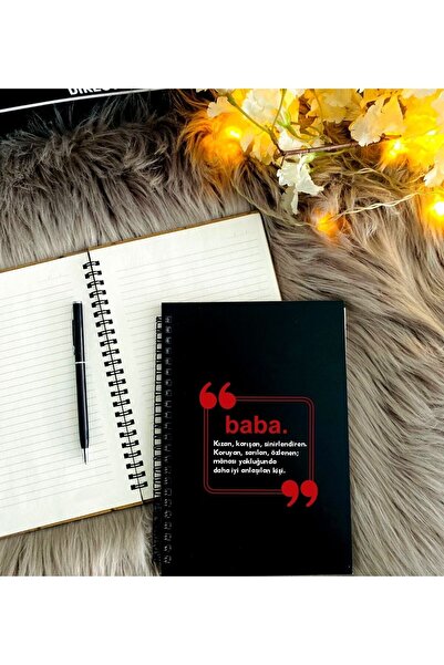 LİNOVERA Pencil Notebook Set for Father's Day