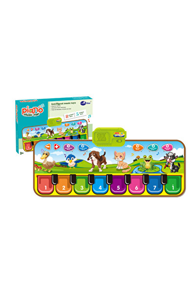 OEM Covoras muzical bebelusi cu animale – 80 cm