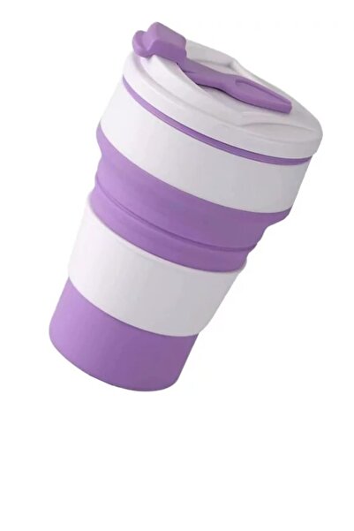 OEM Cană pliabilă, 350 ml, silicon, 6-13,5 cm, pentru călătorii, mașină, birou