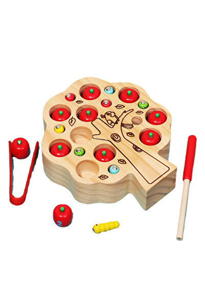 OEM Copacul cu mere din lemn – Joc matematică și motricitate | ZukiToys.ro