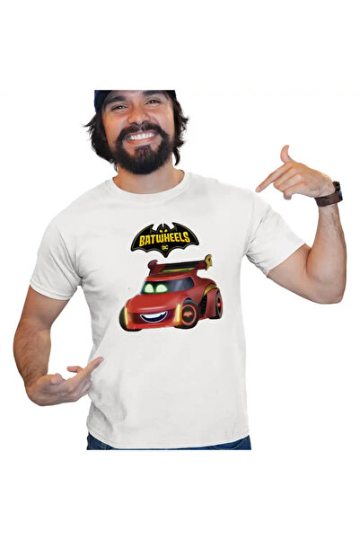 OEM Ανδρικό T-Shirt Batwheels Redbird Batroti Robin Car Drawings