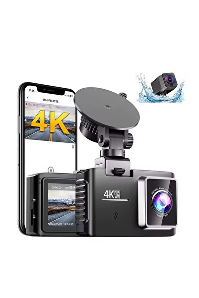 ProDrivers BlackBox 4K Ultra HD Dash Camera (Front 4K, Rear 1080P)