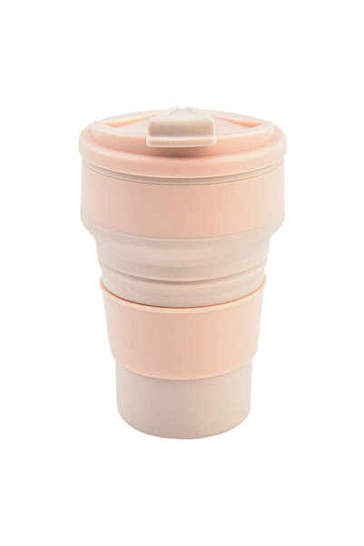 OEM Cană pliabilă, 350 ml, silicon, 6-13,5 cm, pentru călătorii, mașină, birou