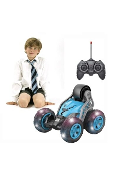 CREATIVE Remote Control Stunt Car XB 1103, Lights & Music, Ages 3+, Blue