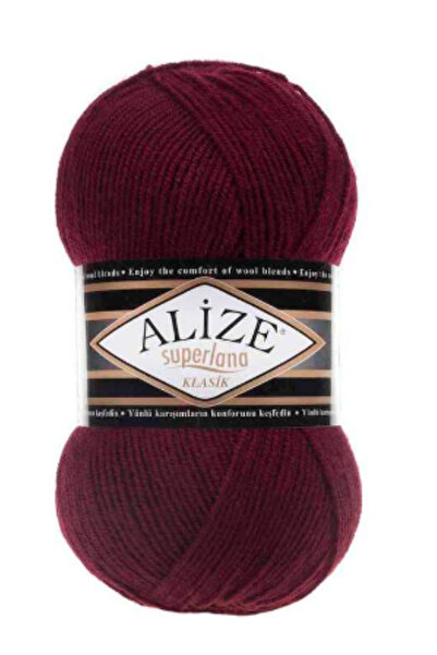 Alize Superlena Classic Bordo 5 Pieces Colar : 57