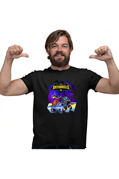 OEM Tricou Barbati Batwheels Dream Team Batroti Batman Robin