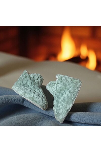 İpek Women's Spiral Plush Fluffy Plush Non-Slip Sole Home Boots Slippers