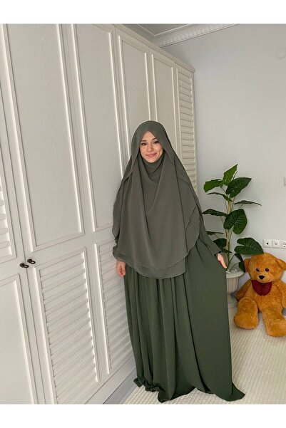 Hijab عباية حج عمرة بتصميم بيضاوي مظلل بطبقتين