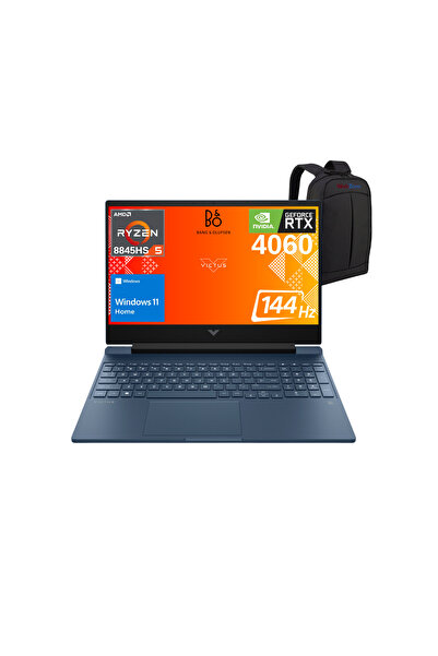 HP Victus AMD Ryzen 5-8645HS 16GB 1TB RTX4060 FHD 15.6" IPS 144Hz W11 Laptop ...