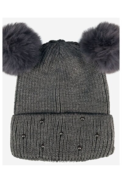PIECE SIGNATURE Winter Beanie with Pom Pom for Women and Teens