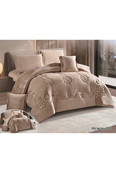 Moon Winter bedspread for one person, soft velvet material, size 220*170