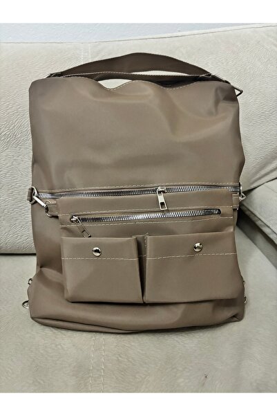 Bengisa Women's Black Multi-Pocket Backpack and Shoulder Bag - Stand Out with Your Stylish Look