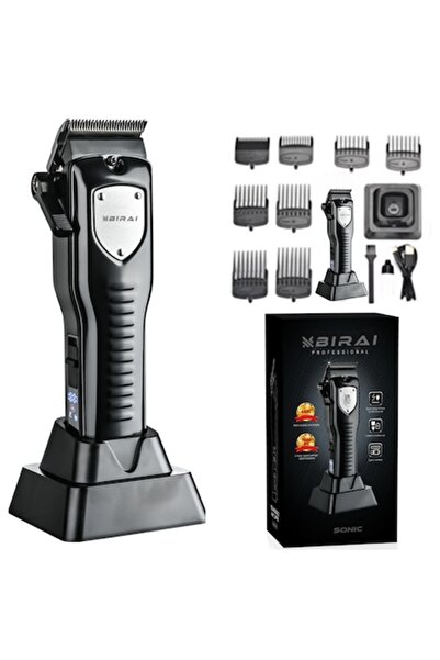 BIRAI Sonic Professional Hair Clipper (7000 RPM, USB Fast Charge, Titanium/Steel Blades)