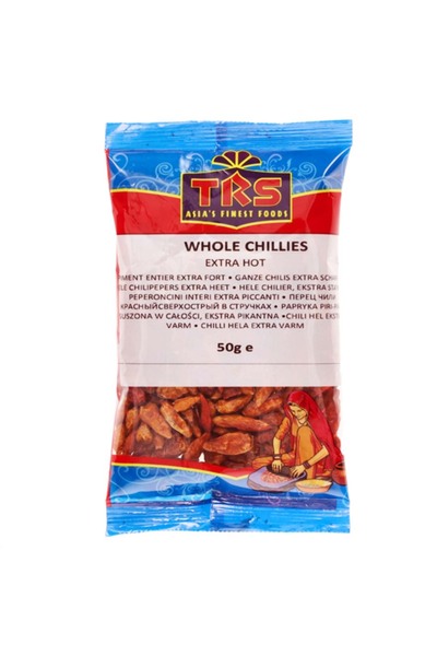 Top Ingrediente TRS Whole Chillies Extra Hot – 50g Ardei iuți uscați întregi,...