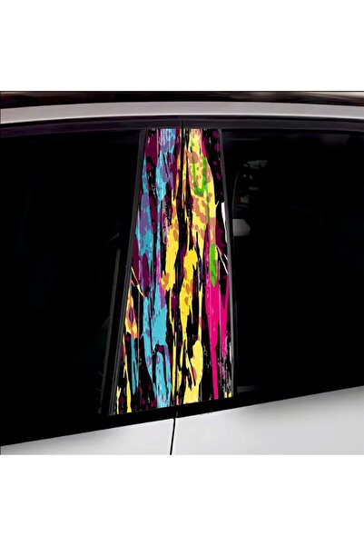 Avex Set de 2 autocolante decorative pentru stâlpii de ușă, imprimare autocol...