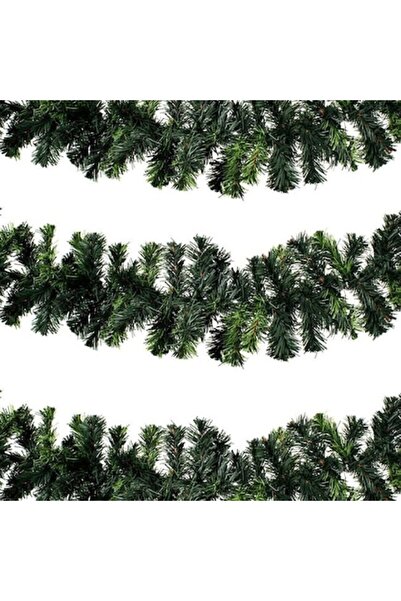 OEM Διακοσμητική Δίχρωμη Πράσινη Χριστουγεννιάτικη Γιρλάντα 2,7μ x 20εκ.