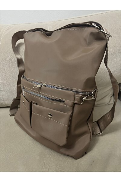 Bengisa Women's Black Multi-Pocket Backpack and Shoulder Bag - Stand Out with Your Stylish Look