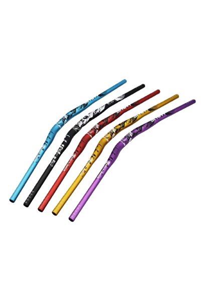 tur bike LUNJE Çift Renk Gidon 780 mm Kırmızı