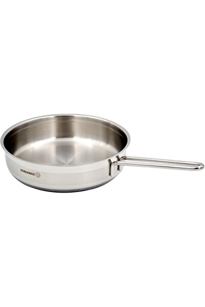 KORKMAZ Stainless Steel Pan, Silver, 6.8 L (A1021)