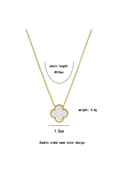 KEVSA Jewelry Colier din oțel inoxidabil Alhambra - LPD1458