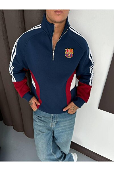 KUN SPORTSWEAR PREMIUM ΡΕΤΡΟ ΕΘΝΙΚΟ ΣΧΕΔΙΟ ΦΟΥΤΕΡΙΑ ΜΕ ΜΙΑ ΜΙΑ ΜΟΝΑΔΑ ΦΕΡΜΟΥΑΡ OVERSIZE UNISEX