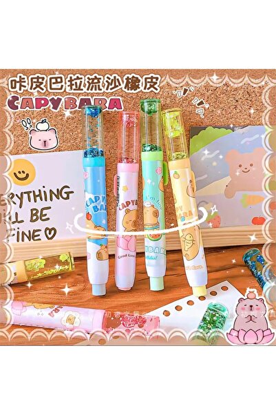 ÖZ KIRTASİYE Capybara Simli Sürgülü Silgi (1 adet)