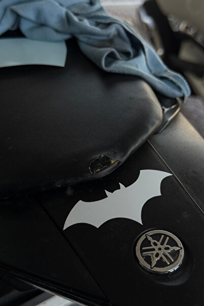 Banxtre Motor-Araba-Laptop için Beyaz Batman Sticker