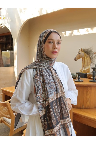 Modakaşmir شال زافيرا دين ميدين من الحرير