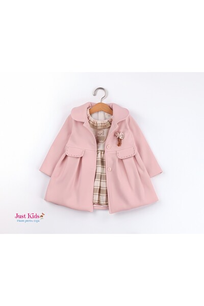 Baby Rose Palton pentru fete, roz pudrat, 9-24 luni